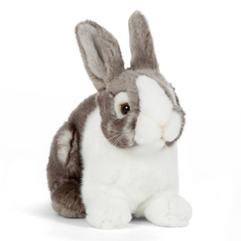Living Nature Pet 19cm Rabbit Animal Plush Kids Toy Grey 0+