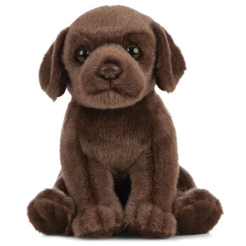 Living Nature Chocolate Labrador Puppy 16cm
