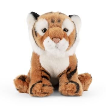 Living Nature 24cm Tiger w/ Sound Soft Animal Plush Toy 0m+