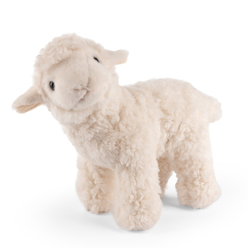 Living Nature 30cm Lamb Stuffed Plush w/ Sound Kids Toy White 0m+