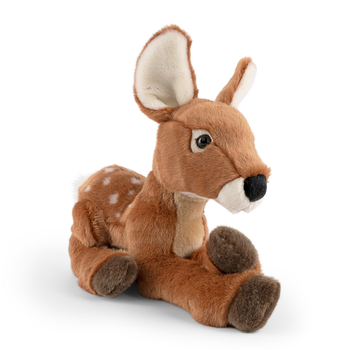 Living Nature 30cm Lying Deer Fawn Animal Plush Toy Kids 0m+