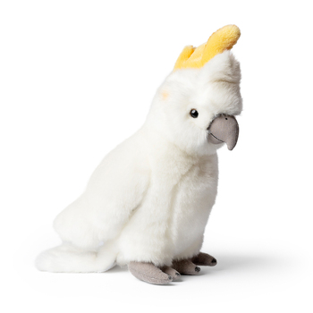 Living Nature 30cm Cockatoo Animal Plush Toy Kids 0m+