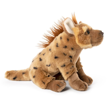 Living Nature 36cm Hyena Stuffed Animal Plush Kids Toy Brown