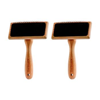 2PK Artero Nature Collection Universal Firm Slicker Pet Grooming Brush w/ 11mm Pin M