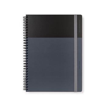 Any Day Now Dot Grid B5 Ruled Notebook 80gsm Paper - Black