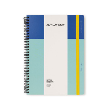 Any Day Now Dot Grid B5 Ruled Notebook 80gsm Paper - Blue & Sky