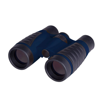 Laser Kids Rubberised Pocket Binoculars w/ Carry Pouch Blue
