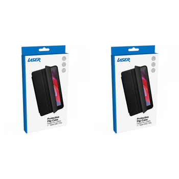 2PK Laser 7" Flip Case Cover For MID-785 Android Tablet - Black