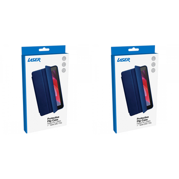 2PK Laser 7" Flip Case Cover For MID-785 Android Tablet - Navy
