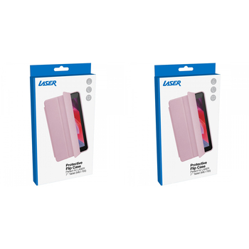 2PK Laser 7" Flip Case Cover For MID-785 Android Tablet - Pink