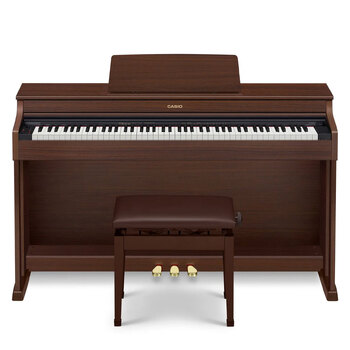 Casio Celviano 88-Note Digital Piano w/ Bench – Brown