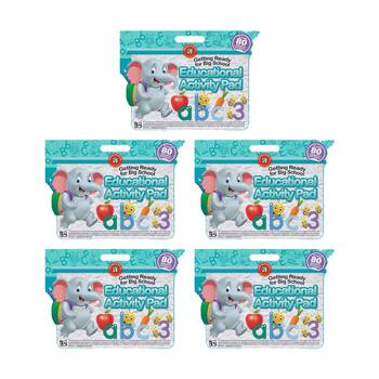 5PK Learning Can Be Fun Getting Ready for Big School Educational Activity Pad 4y+