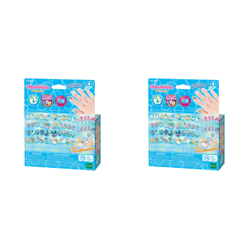 2PK Aquabeads Nail Refill Kit Unicorns Kids/Childrens Toy 4+