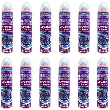 12PK Aristowax Invisible Windows Foaming Glass Cleaner 300ml