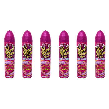 6PK Two in One Best Shine Plus Polish Cleaner Multi-Surface 300ml