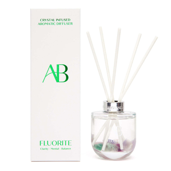 Aromabotanical Crystal 200ml Reed Diffuser - Fluorite