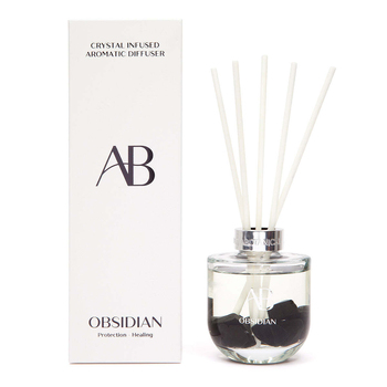 Aromabotanical Crystal 200ml Reed Diffuser - Obsidian