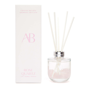 Aromabotanical Crystal 200ml Reed Diffuser - Rose Quartz
