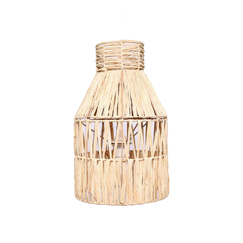 Rayell 40cm Pendant Light Shade Cover Stacy Raffia - Natural