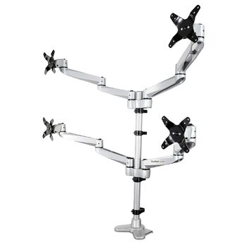 Star Tech Quad Monitor Mount - Premium - For up to 27” VESA Monitors