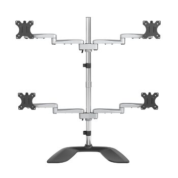Star Tech Quad-Monitor Stand - For up to 32" VESA Mount Monitors