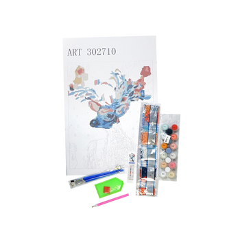 Art Boxd 2-in-1 Canvas Colour By Number & Diamond Art - Deer