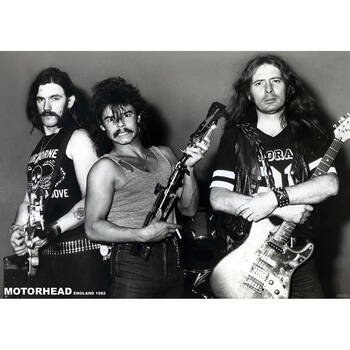 Impact Merch Motorhead England 1982 Euro Poster 86x59cm