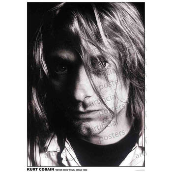 Impact Merch Nirvana Kurt Cobain Euro Poster 84x59.5cm