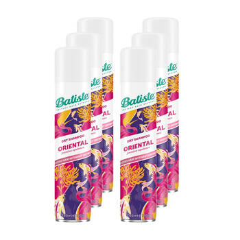 6pc Batiste Dry Shampoo Oriental Long Lasting 200ml Jasmine Opulence
