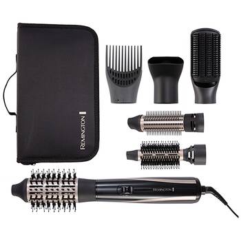 Remington Blow Dry & Style Caring Airstyler Heat Settings with Case Black/Gold