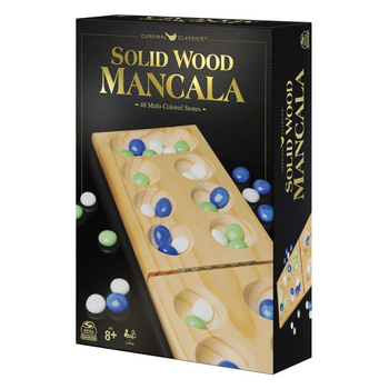 Cardinal Classics Solid Wood Mancala Tabletop Game Set 8y+