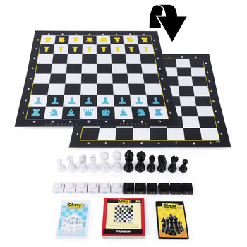 128pc Classic Games Chess Made Simple Strategy Board Game Set  3+