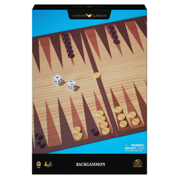 34pc Classic Games Backgammon Board Game Set 2-Player 3+
