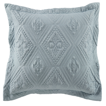 Bianca Aspen Polyester 65x65cm European Pillowcase - Sky Blue