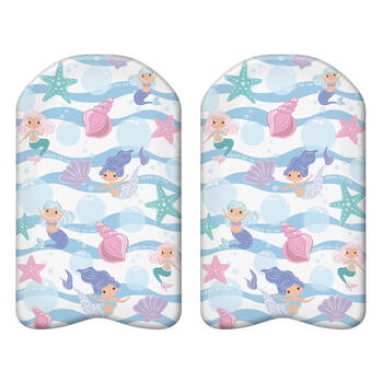 2x Airtime 42X27cm Mermaid Foam Kick Board Bodyboard Kids/Children