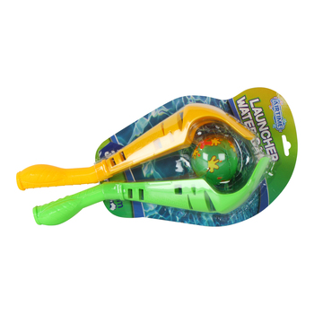 Airtime 40cm Launcher Water Game w/ Paddles & Ball Kids Outdoor Toy 6y+