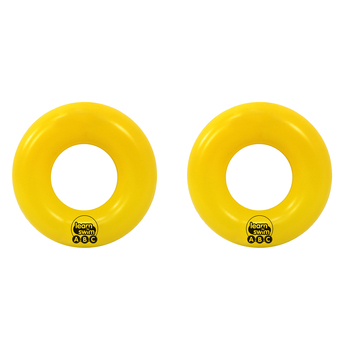 2x Airtime Step-B 49cm Swim Ring Floater Kids/Children 3-6y - Yellow