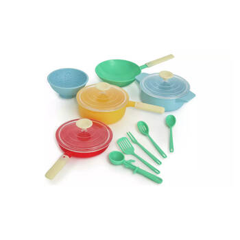 Casdon Pan Set Pretend Play Kitchen Utensil Toy Kids Children 3y+ Pastel