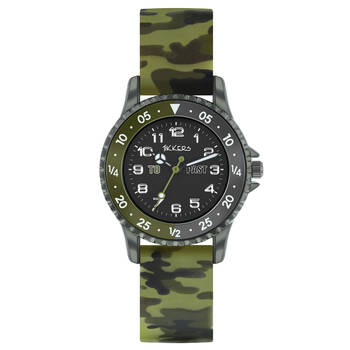 Tikkers Time Teacher Adventure Watch w/ Camo Silicone Straps - Camouflage