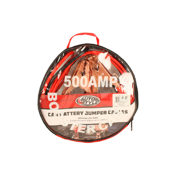 Autostyle 200cm Battery Booster Cable 500Amp Heavy Duty