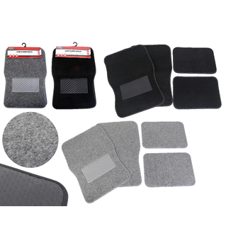 4pc Autostyle 64x44cm Car Interior Mats/Rug Protection
