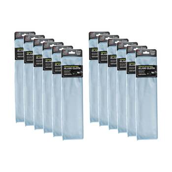 12x 2PK AutoShift Premium Microfibre Glass Cloth Car Cleaning Accessory 40x40cm