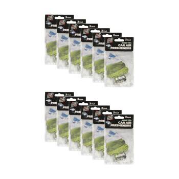12x 3PK AutoShift Leaf Shape Car Interior Air Freshener Mirror Hang Assorted
