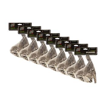 8PK AutoShift Flexible Automotive Funnel w/Removable Filter Detach Tube 14x37cm