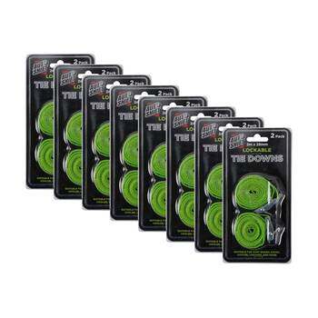 8x 2PK AutoShift Lockable Tie Downs for Large Cargo Auto Accessory 2m Green