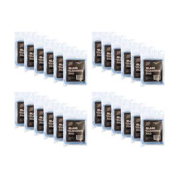 24PK AutoShift Glass Cleaning Pad Streak Free Automotive Accessory 13x11cm Blue