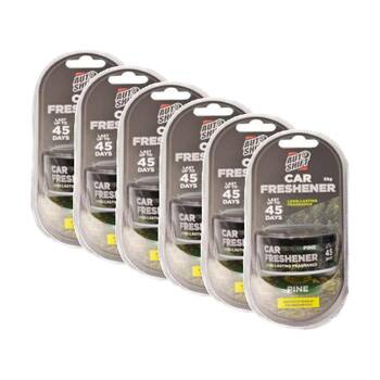 6PK AutoShift Car Air Freshener Canister 45 Day Scent Auto Accessory Assorted