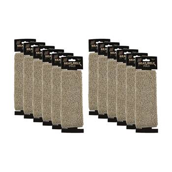 12PK AutoShift Universal Seat Belt Pad Easy to Fit Automotive Accessory 23cm 
