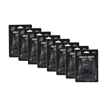 8PK AutoShift Headrest Hanger Hook Car Organisation Accessory Black