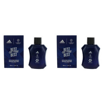 2PK Adidas UEFA 9 Best of the EDP Eau De Parfum Fragrance Spray For Men 100ml